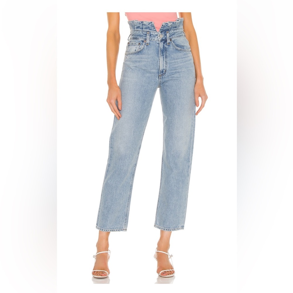 Agolde Jeans Lettuce Waistband High Rise